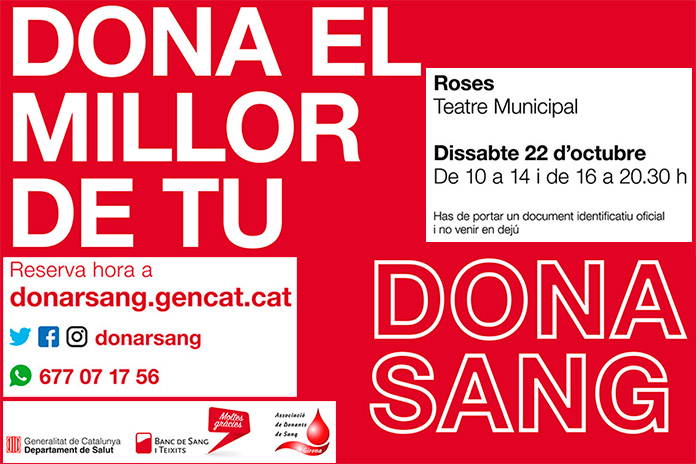 Donació de sang a Roses