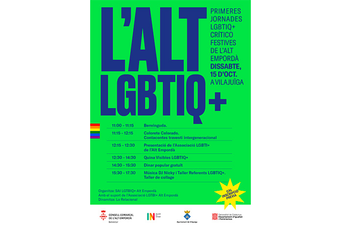 Primeres Jornades LGBTIQ+ de l’Alt Empordà