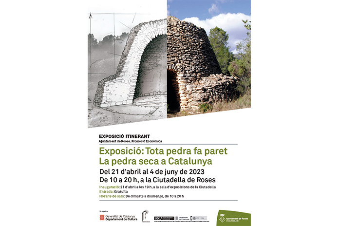 Exposició itinerant ‘Tota pedra fa paret. La pedra seca a Catalunya’