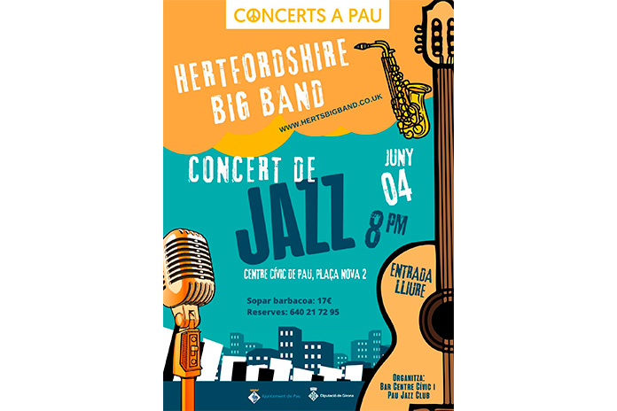 HertfordShire Big Band a Pau