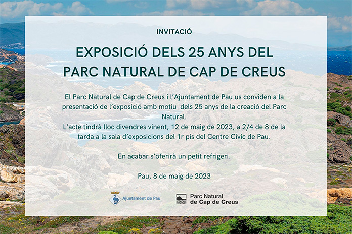 Exposició del Parc Natural de Cap de Creus a Pau