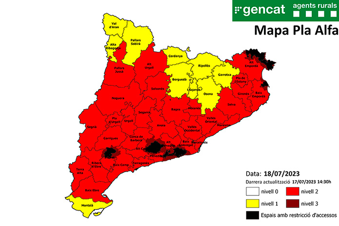 S’activa el nivell 3 del Pla Alfa