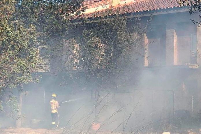 Incendi a la Marca de l'Ham de Figueres