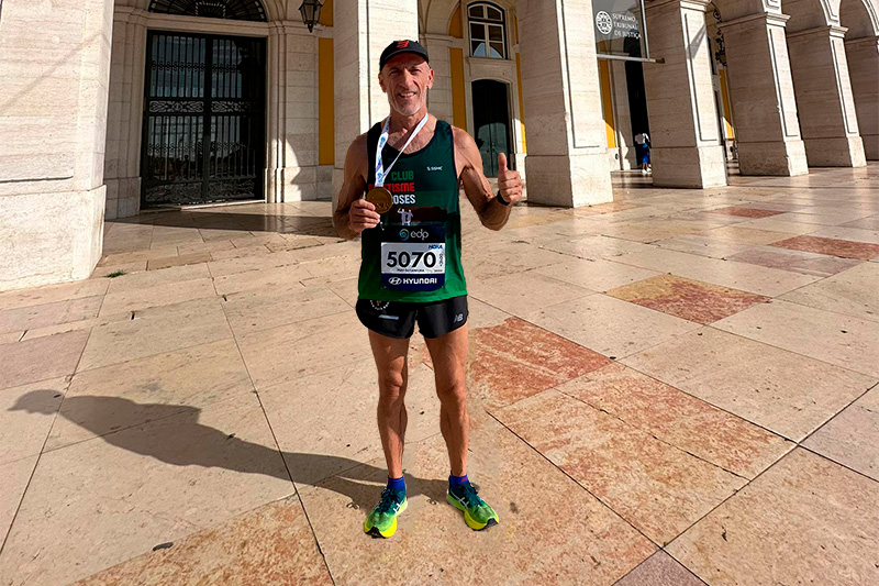 Pere Sastre a la Marató de Lisboa