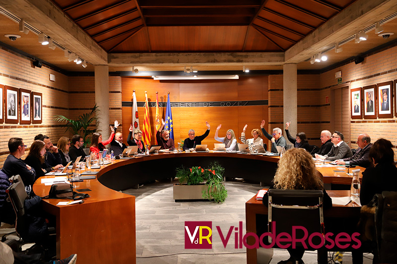 Ple ordinari de febrer de l'Ajuntament de Roses