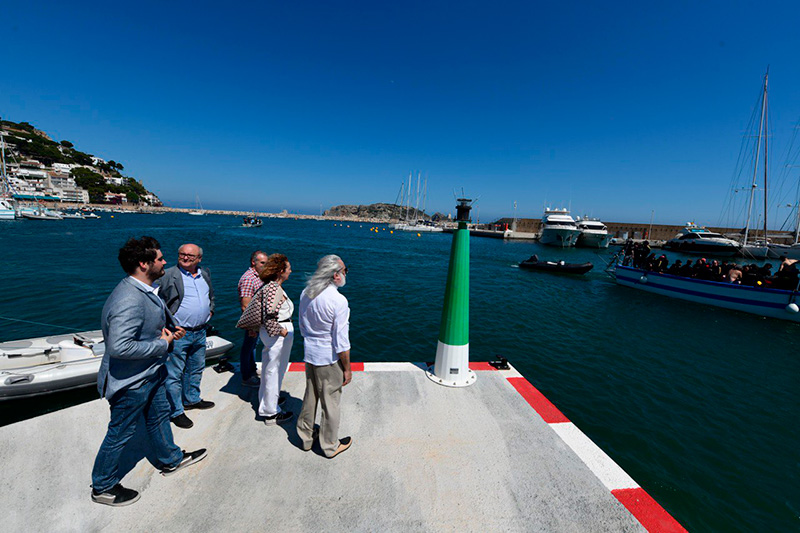 Punt d'evacuació al port de l'Estartit