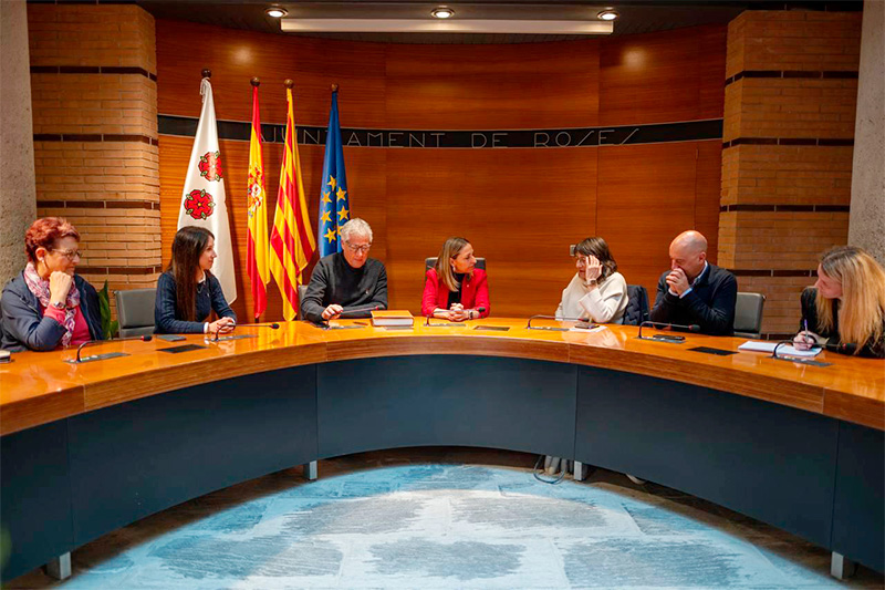 Visita de la consellera Eva Menor a l’Ajuntament de Roses